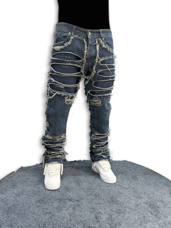 Jeans Straight strappati